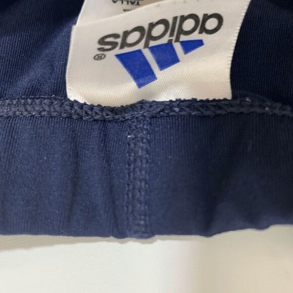 Adidas Womens Climalite Track Pants 3-Striped Tapered Pull-On Navy Size Medium - Picture 4 of 5